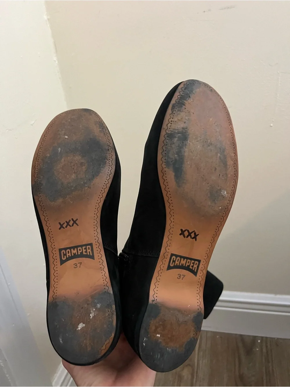 Camper Black Boots 37 Serena